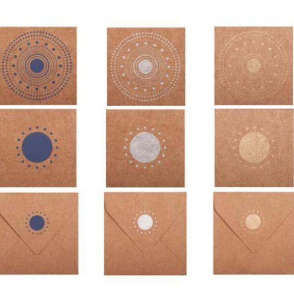 Sasha Design Mini Card and Envelope Note Set (Set of 12) - [product-type] - Inclusive Trade