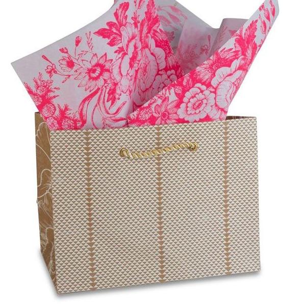 Triangle Design Kraft Gift Bag - [product-type] - Inclusive Trade