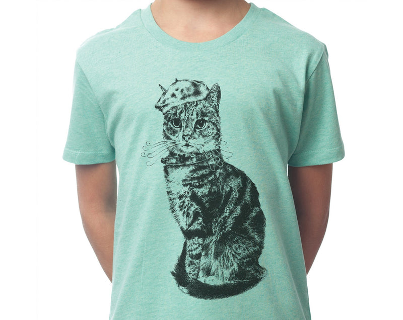 Monsieur Bartholomew - Kids T-shirt- Mid Heather Green - [product-type] - Inclusive Trade