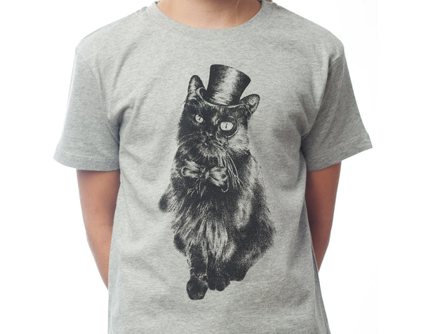 Mr. Bojangles - Kids T-shirt- Heather Grey - [product-type] - Inclusive Trade