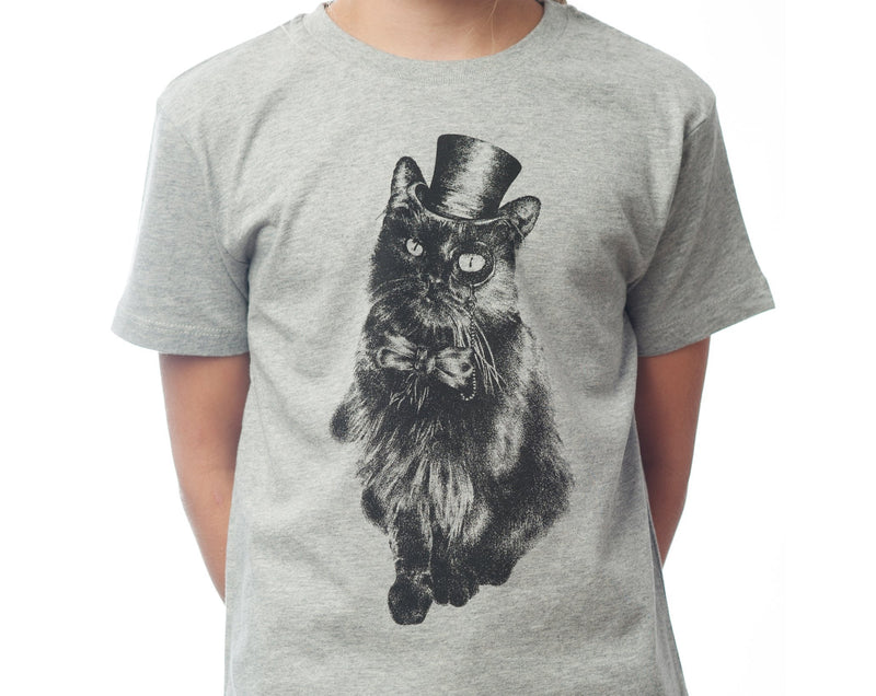 Mr. Bojangles - Kids T-shirt- Heather Grey - [product-type] - Inclusive Trade