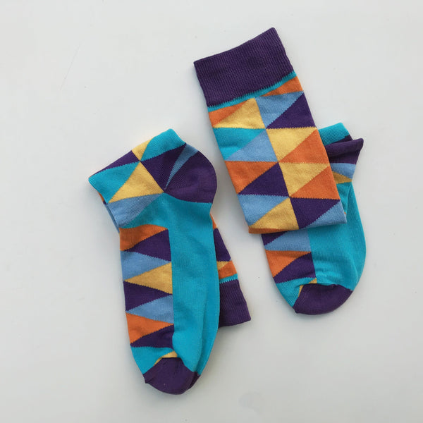 Dress Socks - Bright Days Line - Fun Geometry - [product-type] - Inclusive Trade
