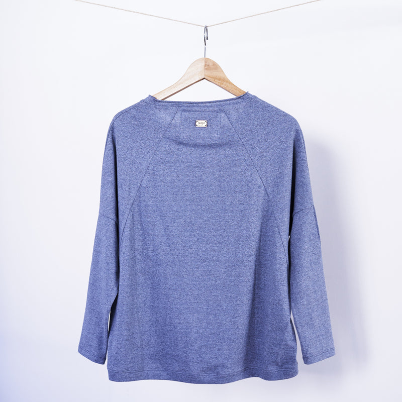 Blusa Ana - Recycled Denim Jersey Top - Orange Vintage - [product-type] - Inclusive Trade