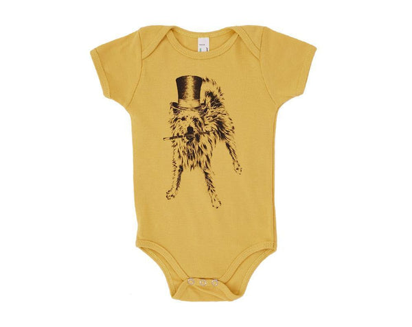 Baby Grows - The Magical Pooch - Mustard - [product-type] - Inclusive Trade