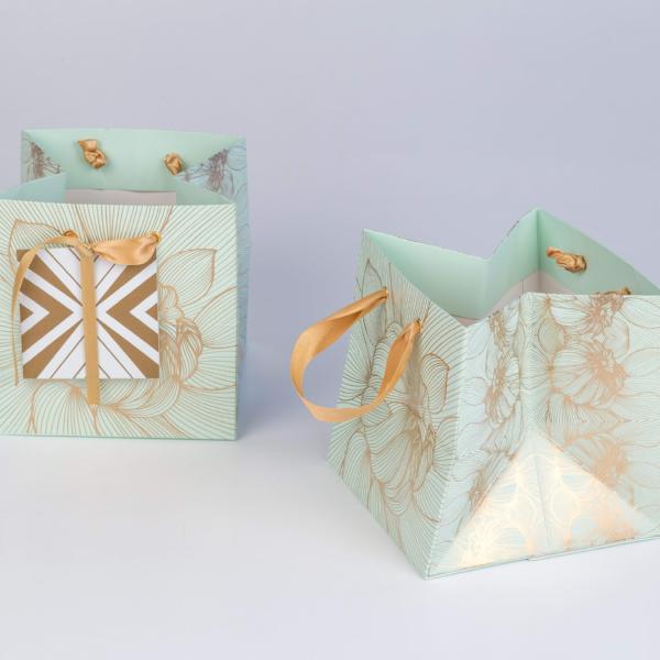 Small Flower Power Design Gift Bag - [product-type] - Inclusive Trade