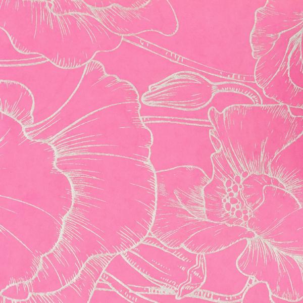 Gift Tissue, Floral Design, Silk Screened (Set of 2 Sheets) - [product-type] - Inclusive Trade