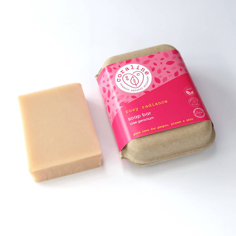 Rosy Radiance - Organic Rose Geranium Soap Bar - [product-type] - Inclusive Trade