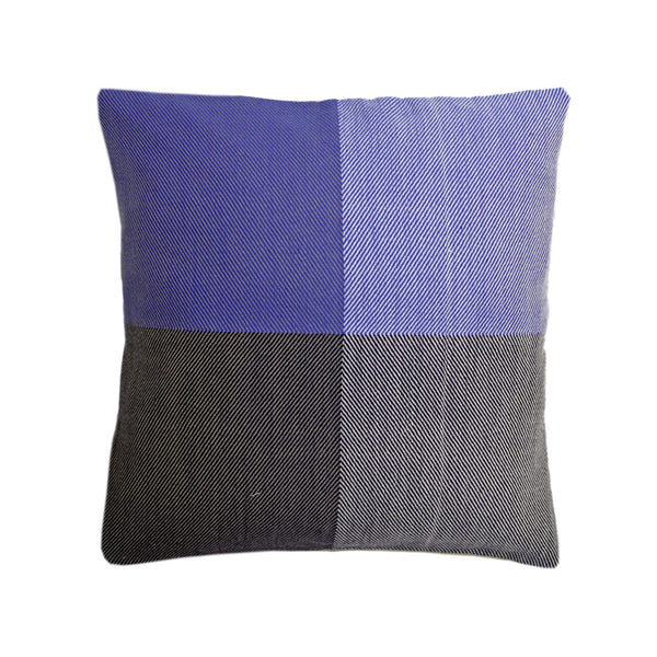 Handwoven cushion cover - Himalayan Merino Wool - Midnight Blue - [product-type] - Inclusive Trade