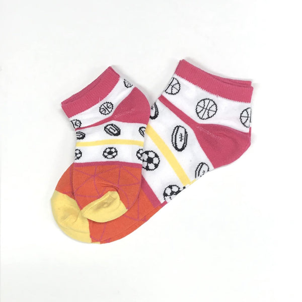 Ankle socks - sports are fun - Pink - [product-type] - Inclusive Trade