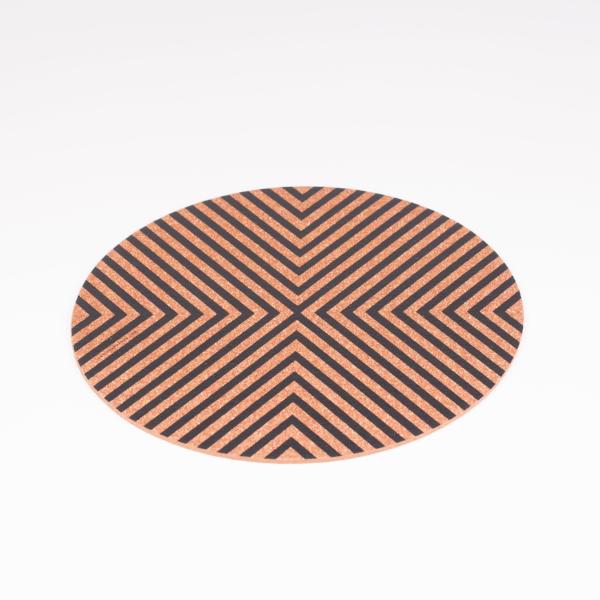 Rubberised Round Cork Trivet (Double-Sided) - [product-type] - Inclusive Trade