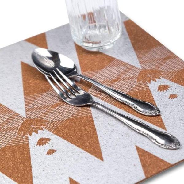 Cork Table Mat, Lotus (Set of 6) - [product-type] - Inclusive Trade