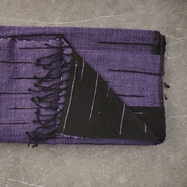 Handwoven cotton scarves from Ethiopia - Aristocratic Purple - [product-type] - Inclusive Trade