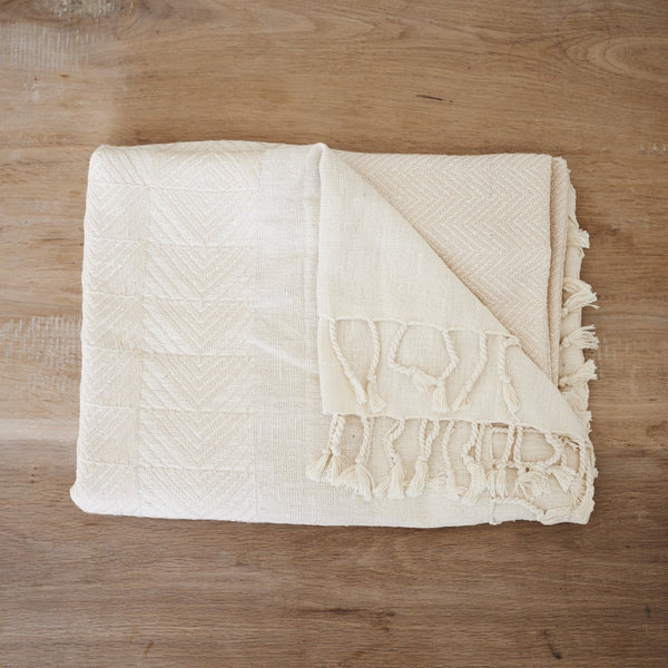 Handwoven throw - Eri Silk & Merino Wool - [product-type] - Inclusive Trade