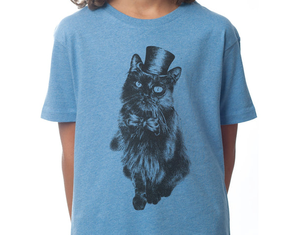 Mr. Bojangles - Kids T-shirt- Mid Heather Blue - [product-type] - Inclusive Trade