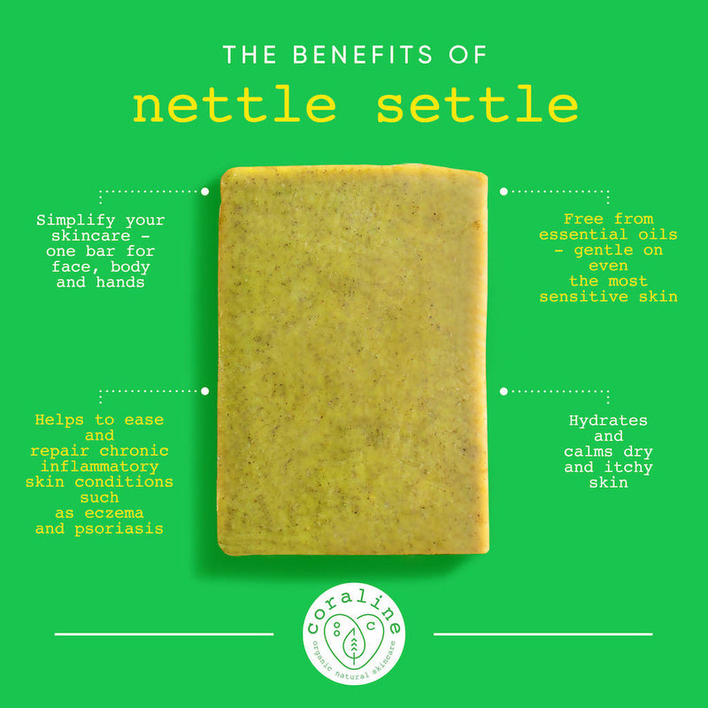 'Nettle Settle' - Organic Calendula and Nettle Soap Bar - [product-type] - Inclusive Trade