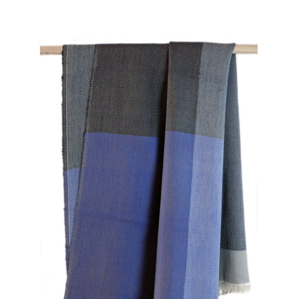 Handwoven throw - Himalayan Merino Wool - Midnight Blue - [product-type] - Inclusive Trade