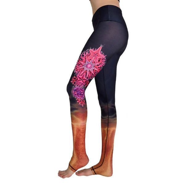 Fire Coral Yoga Leggings - [product-type] - Inclusive Trade
