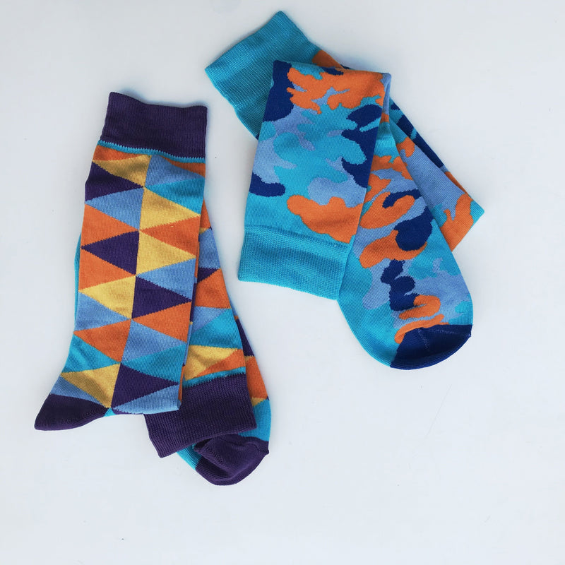 Dress Socks - Bright Days Line - Fun Geometry - [product-type] - Inclusive Trade
