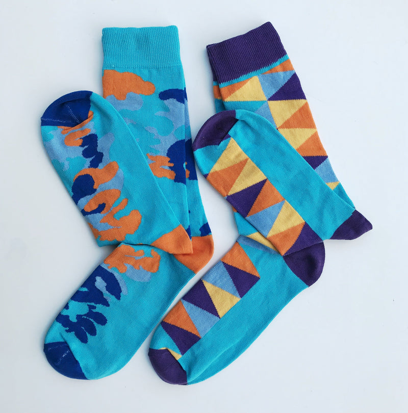 Dress Socks- Bright Days Line - Camouflage Under Water - [product-type] - Inclusive Trade