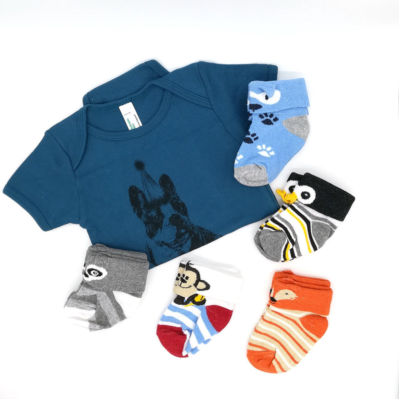 2 Pairs of 3D Animal Socks - Freda Fox & Peter Puppy - [product-type] - Inclusive Trade