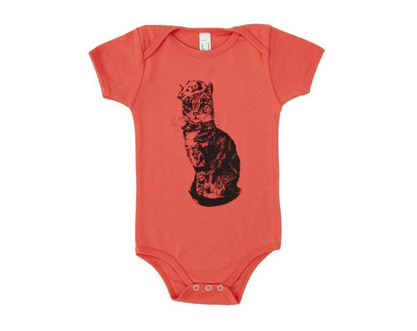 Baby Grow - Monsieur Bartholomew - Coral - [product-type] - Inclusive Trade